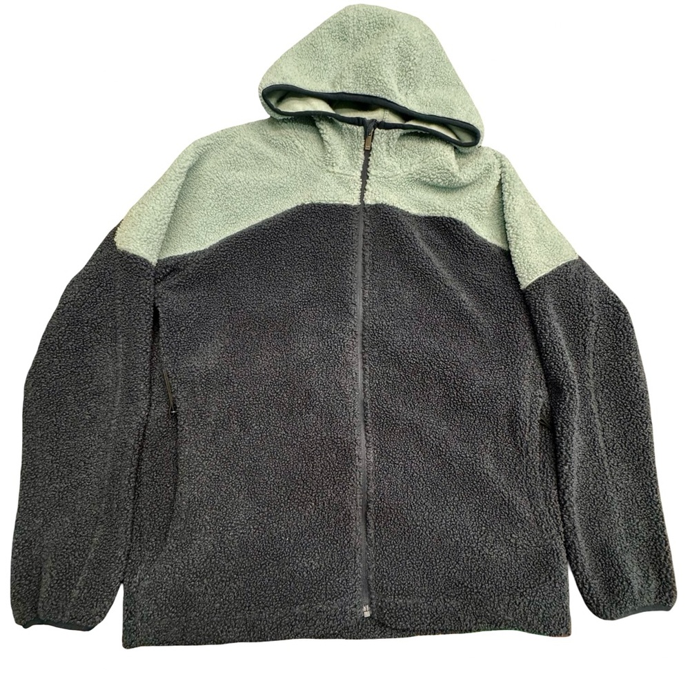 All In Motion Kids Fleece Jacket Blue Navy Size M Cozy Warm Lightweight Outer!!